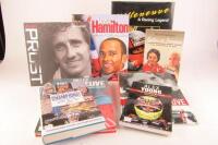 F1 DRIVERS: A group of books detailing F1 drivers.