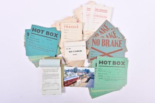 NSW RAILWAYS: An assortment of NSW Railways train running forms and cards with an emphasis on rolling stock