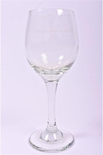 YOUNG AND JACKSON: A Young & Jackson wine glass