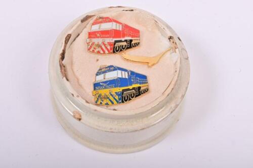 INDIAN PACIFIC: Three Indian Pacific themed stick pins