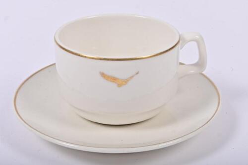 INDIAN PACIFIC: An Indian Pacific ceramic gilt rim tea cup and saucer