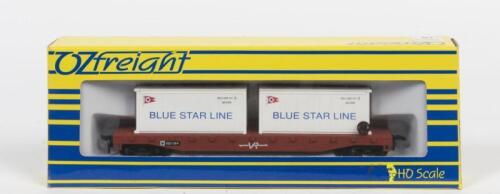 OZFREIGHT: A Ozfreight HO gauge plastic model of Victorian Railways VOCY bogie wagon, in original box