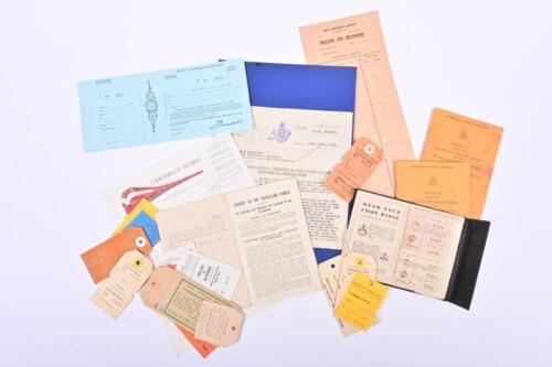 SOUTH AUSTRALIAN RAILWAYS: A collection of various forms, stationery and rule book