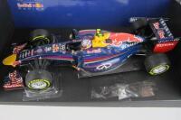 RENAULT RB10: A 1:18 scale 2014 Infiniti Red Bull Racing RB10 by Minichamps. As driven by Daniel Riccardo. - 2