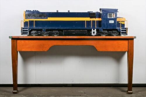 VICTORIAN RAILWAYS: A large scratch built model of Victorian Railways diesel electric locomotive X50, 142cm long