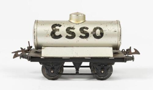 MECCANO: A Hornby O gauge Esso oil tanker