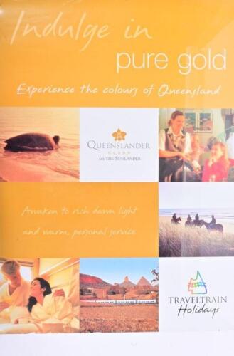QUEENSLAND RAILWAYS: Three Traveltrain Holidays posters advertising Queensland train services, 59 x 42cm
