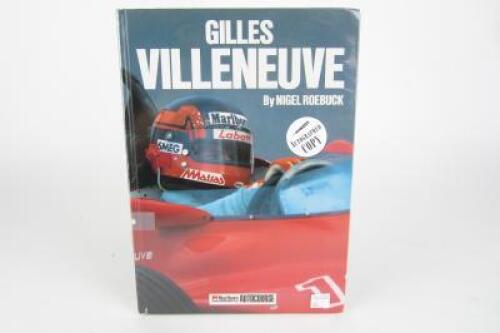 VILLENEUVE: 'Gilles Villeneuve' Autocourse Driver Profile (with Gilles Villeneuve signature)