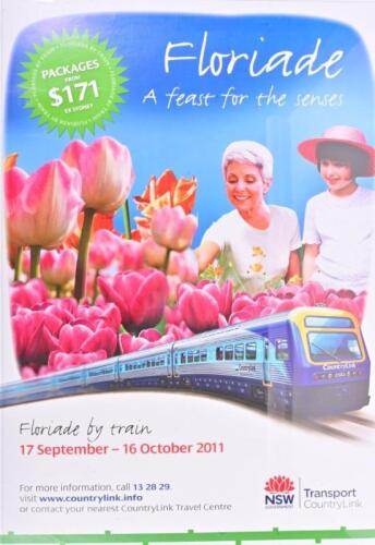 COUNTRY LINK: A CountryLink promotional poster, 'Floriade', 69.5 x 99.5cm