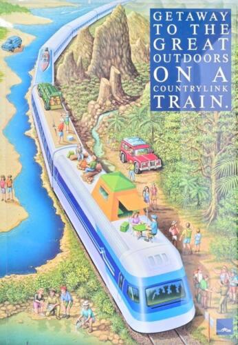 COUNTRY LINK: A CountryLink XPT promotional poster, 'Gateway To The Great Outdoors ...', 69.5 x 99.5cm