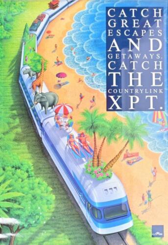 COUNTRY LINK: A CountryLink XPT promotional poster, 'Catch Great Escapes And Getaways', 69.5 x 99.5cm