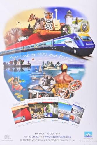 COUNTRY LINK: A CountryLink XPT promotional poster, 'Your Link to NSW and beyond', 69.5 x 99.5cm
