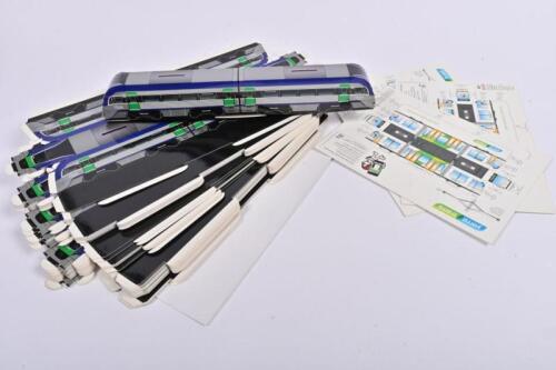 TRAIN/TRAM CARD NETS: A collection of card nets of V/Line trains and Yarra Trams trams