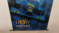 AGP: A Foster's (An Official Sponsor of Grand Prix) banner flag. - 4