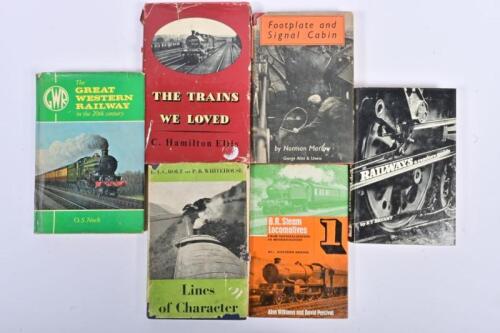 RAILWAYS: Six vintage books relating to railways and steam locomotives