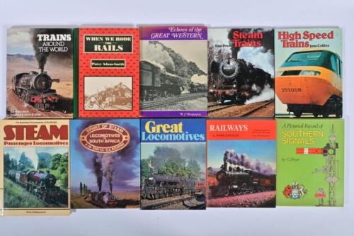 RAILWAYS: Ten books relating to railways and trains