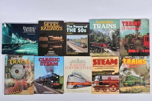 RAILWAYS: Ten books relating to railways and trains