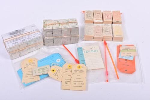 TICKETS: A collection of unused tickets