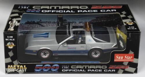 CAMARO: A NOS 1:18 scale Sun Star 1982 Camaro Z28 'Official Pace Car' - Indianapolis 500 'The Sixty - Sixth - May 30, 1982