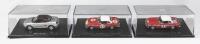 MG: Three NOS 1:43 scale Universal Hobbies MG - MGB #183 - Monte Carlo Rallye 1996/ MGB #47 - Marathon de la Route 1966/ MGF 1.8i vvc