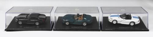 DODGE: Three NOS 1:43 scale Universal Hobbies Dodge Viper RT/10 convertibles