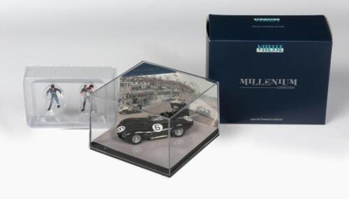 JAGUAR: A NOS Limited Edition 1:43 scale Vitesse Millennium Collection Jaguar D-Type 1955 - Third Le Mans Victory & figurines with CoA