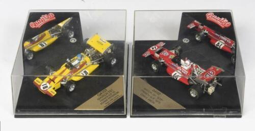 MARCH: Two NOS 1:43 scale Quartzo March 701 - French GP 1970 - #18 Ronnie Peterson & #14 Chris Amon (STP Team)