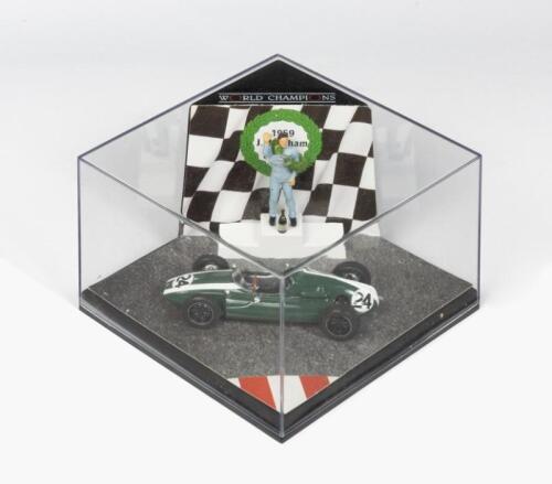 COOPER CLIMAX: A NOS Limited Edition 1:43 scale Vitesse Cooper Climax T51 - World Champion 1959 & Jack Brabham figurine with CoA