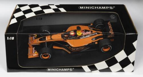 ARROWS F1: A NOS Limited Edition 1:18 scale Minichamps Orange Arrows 'Show Car 2002' - E. Bernoldi #21