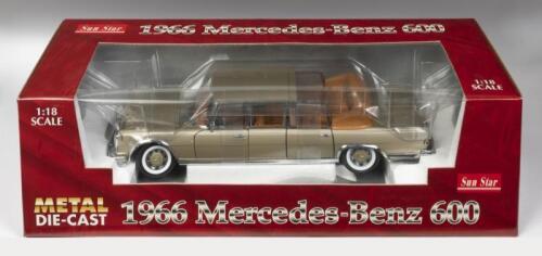 MERCEDES-BENZ: A NOS 1:18 scale Sun Star 1966 Mercedes - Benz 600