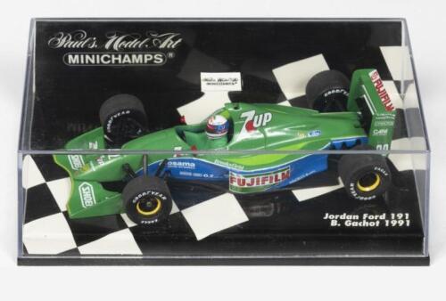 JORDAN - FORD F1: A NOS 1:43 scale Minichamps Jordan - Ford 191 - B.Gachot 1991
