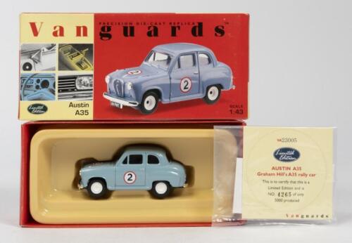 AUSTIN: A NOS Limited Edition 1:43 scale Vanguards Austin A35 with CoA