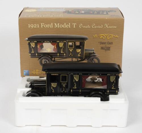 FORD: A NOS 1:18 scale Precision Miniatures 1921 Ford Model T 'Ornate Carved Hearse'