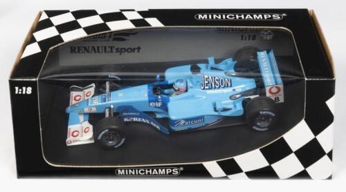 RENAULT F1: A NOS 1:18 scale Minichamps Benetton Renault Sport B201 - J.Button #8