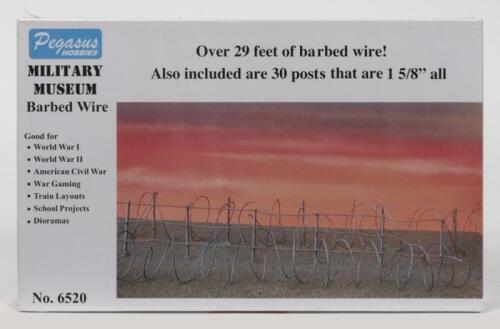 PEGASUS HOBBIES: A NOS Sealed Barbed Wire model kit