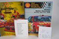 VICTORIA: Three Australian Touring Car Championship race programmes (15 driver signatures) - 4