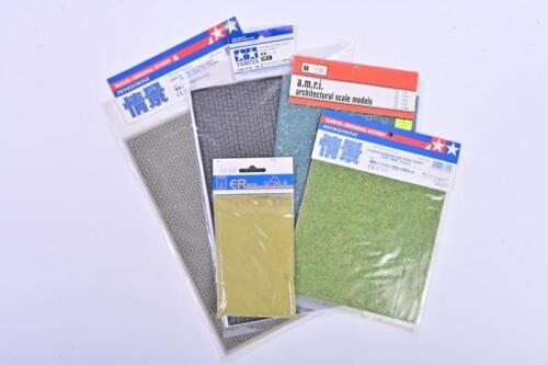 GRASS SCATTER MATERIAL: Five NOS sealed Grass scatter material items