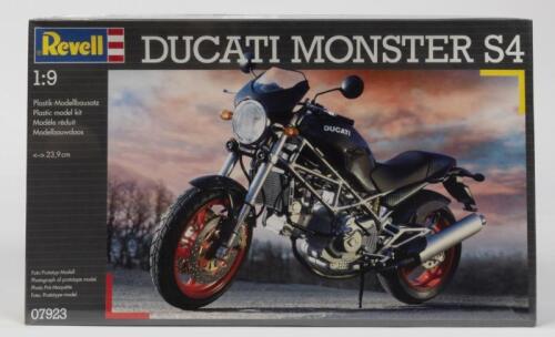 REVELL: A NOS Sealed 1:9 scale Ducati Monster S4 model kit