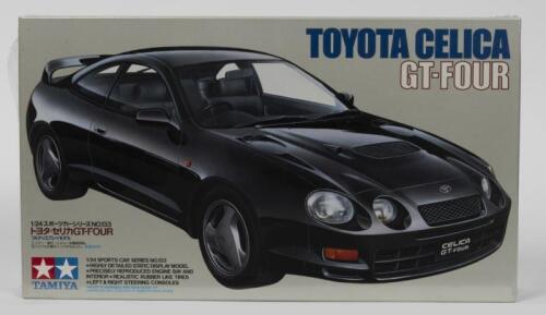 TAMIYA: A NOS Seale 1:24 scale Toyota Celica GT-Four model kit