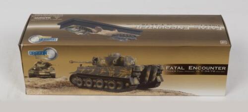 DRAGON ARMOR: Two NOS 1:72 scale Pre Made Model Tiger 1 Vs T-34/76