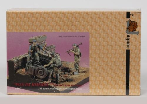 JAGUAR: A NOS Sealed 1:35 scale resin figures with Scenic base depicting "Was Im Himmel"