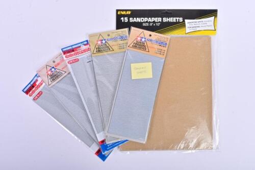 SANDING SHEETS: Six NOS Sealed Sanding Sheets items