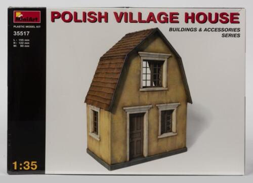 MINIART: A NOS Sealed 1:35 scale Polish Village House model kit