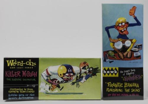 HAWK: Two NOS Sealed model kit Weird-ohs including "Frantic Banana' & 'Killer Mcbash'