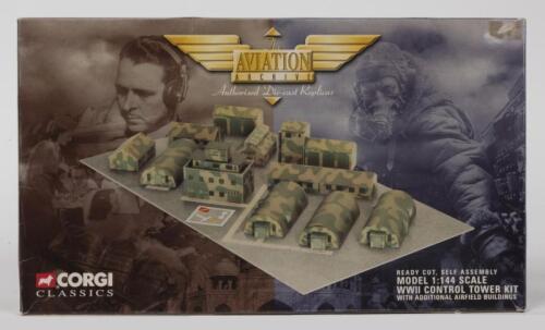 CORGI: A NOS 1:144 scale WWII Control Tower Kit model Kit
