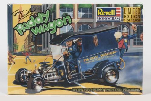 REVELL: A NOS Sealed Limited Edition 1:24 scale Paddy Wagon model kit including Two painted figures