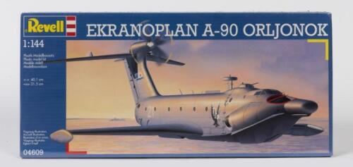 REVELL: A NOS Sealed 1:144 scale Ekranoplan A-90 Orlyonok model kit