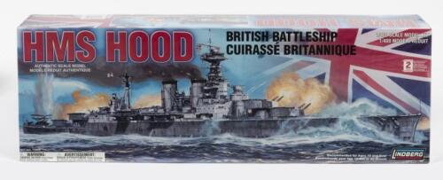 LINDBERG: A NOS Sealed 1:400 scale British Battleship model kit