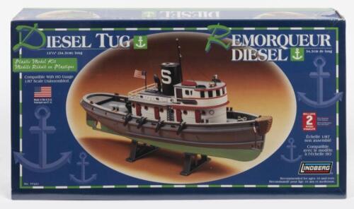 LINDBERG: A NOS Sealed 1:350 scale Diesel Tug model kit