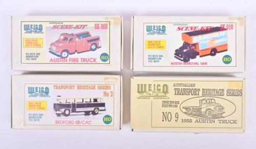 WEICO: Four NOS HO scale metal cast kits